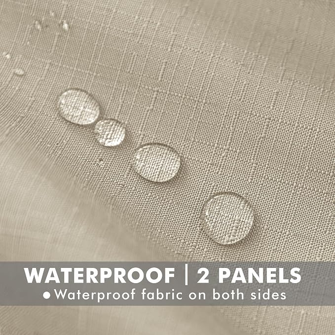 HolidayIdeas Linen Outdoor Curtains - Image 2