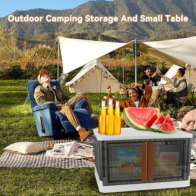 Storage Bins, Cabinet with Lids, Extra Large Useful Box, 19 Gallons Capacity - Image 8