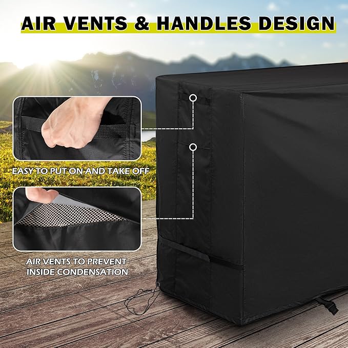 Griddle Cover for Electactic 2-Burner Barbecue Grill, Grill Cover for - Image 4