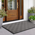 LEKEEPGO Large Front Door Mat Outside Entrance 31.5"x47", Drainage Welcome Matt by LEKEEPGO