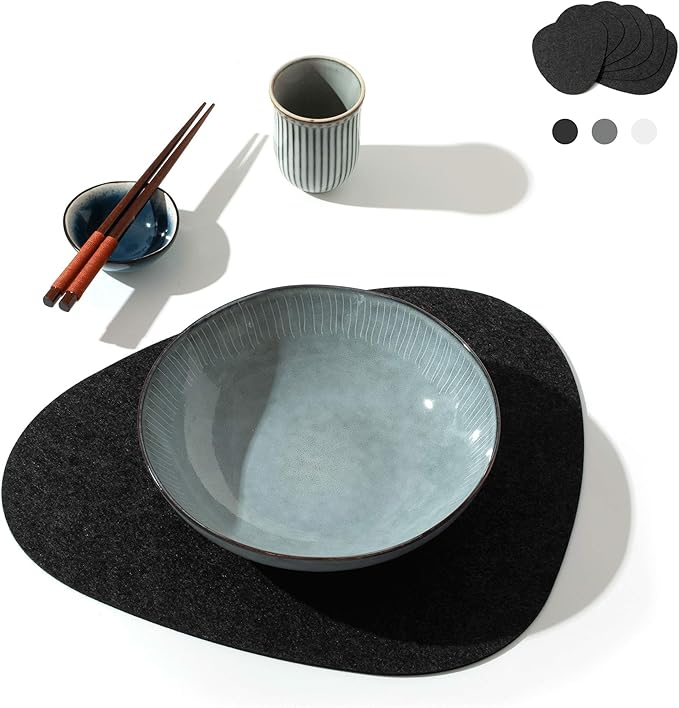 Chillify Table Coaster Set of 6 | Non-Slip, Heat-Resistant, Washable Placemats by CHILLIFY