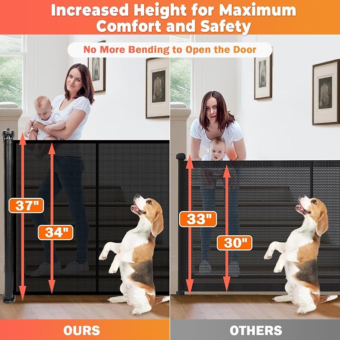 Retractable Baby Gates for Stairs - Image 2
