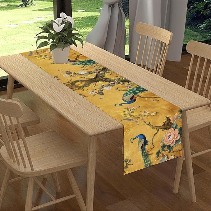 Peacock Table Runner - Image 3