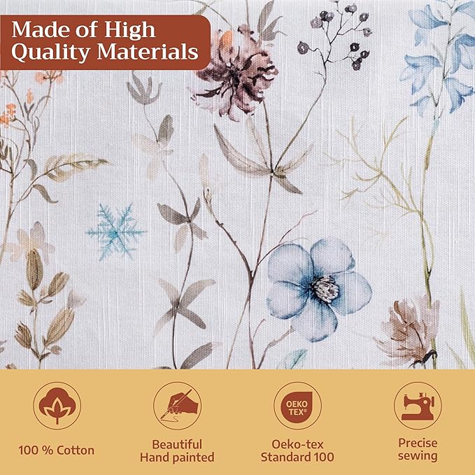Maison d' Hermine Table Cloth Rectangle Table 100% Cotton 60 x 120 Inches Fall - Image 3