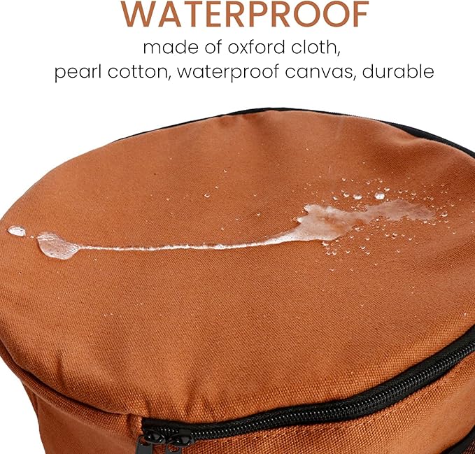 Camping Tableware Carrying Bag, 13.7L Large Capacity Waterproof Picnic Flatware - Image 5