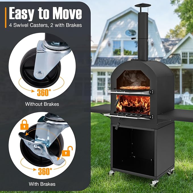 Giantex Pizza Oven Outdoor - Image 6