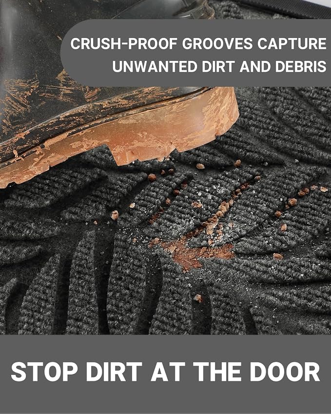 Yimobra 36x24 Large Door Mat Outdoor Indoor, All-Season Waterproof Door Mat - Image 3