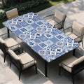 Rectangle Table Cloth Cover Waterproof Elastic Fitted Polyester Fitted by Unknown