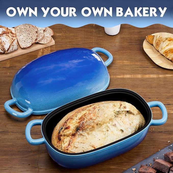 Dutch Oven for Bread Baking 9x6 Inch - Image 6