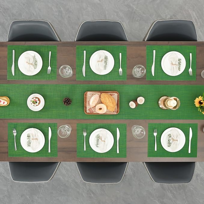 Myir JUN Table Runner, Vinyl Table Runner Indoor Arbitrarily Cropped Runner - Image 9