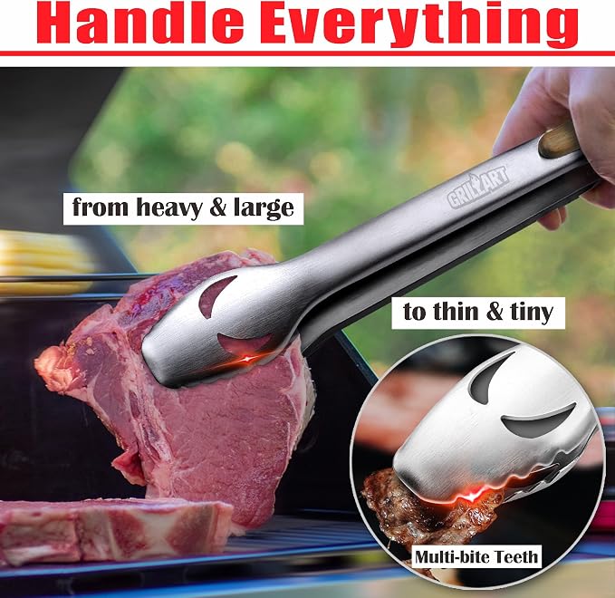 GRILLART BBQ Tools Grill Tools Set -18Inch Grilling Tools BBQ Set - Image 4