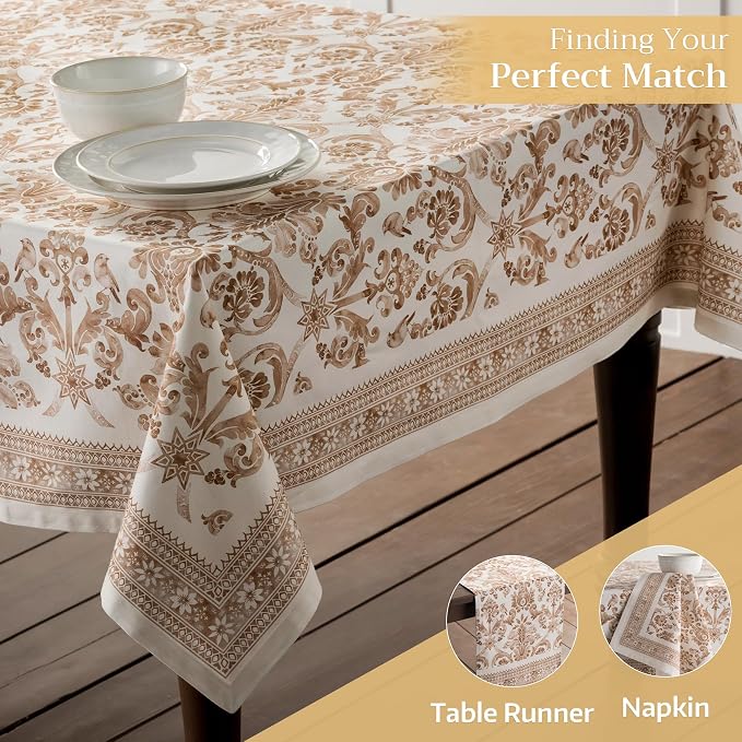 Maison d' Hermine Table Cloth Rectangle Table 100% Cotton 60 x 108 Inches Fall - Image 5