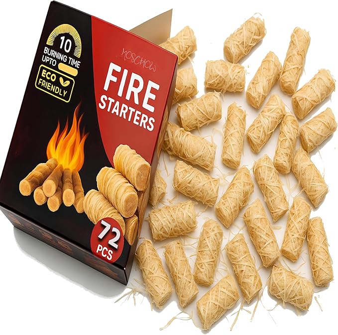 Fire Starter -Easy to Ignite, Indoor & Outdoor Fire Pit, Firestarter by MOSCHOW