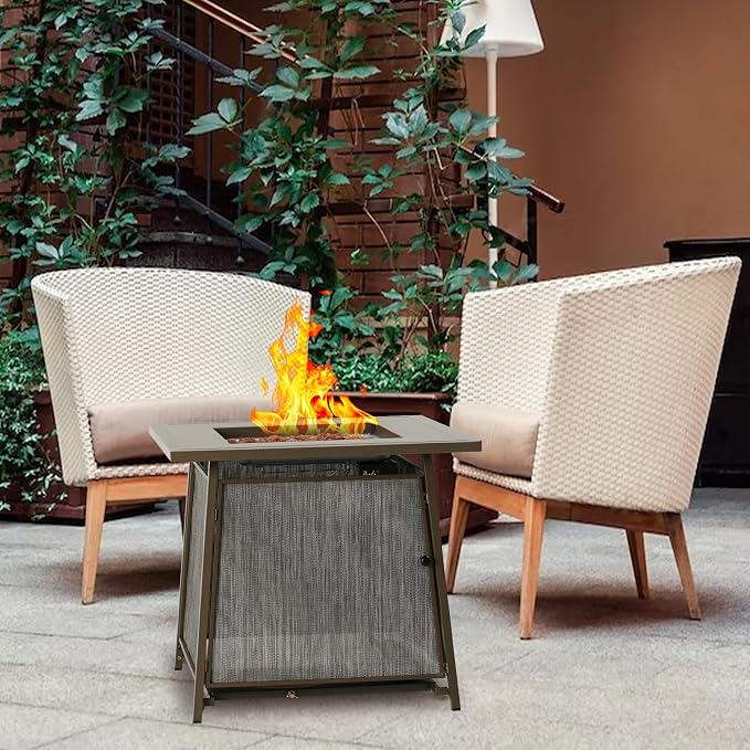 BALI OUTDOORS 50, 000 BTU Propane Fire Pit Outdoor, 28 inch Propane Fire Pit - Image 7