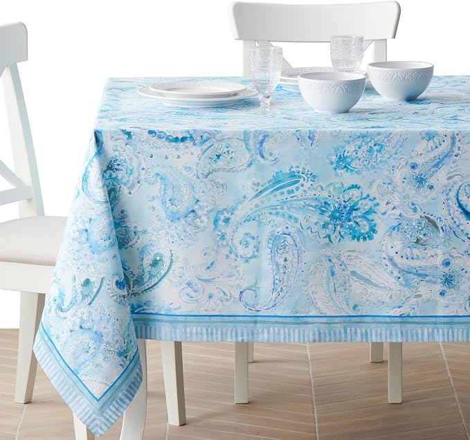 Maison d' Hermine Premium Table Cloth Square Table 100% Combed Cotton 70 x 70 by MaisondHermine