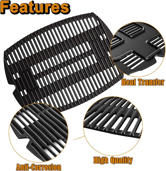 One-Piece Q100 Q1200 Grill Grates Replacement Parts - Image 6