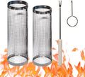 2PCS Grill Basket, Vegetable Grill Basket, Rolling Grill baskets by Unknown