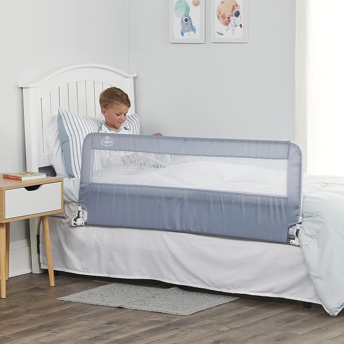 Regalo Hideaway 54-Inch Extra Long Bedrail, by Regalo