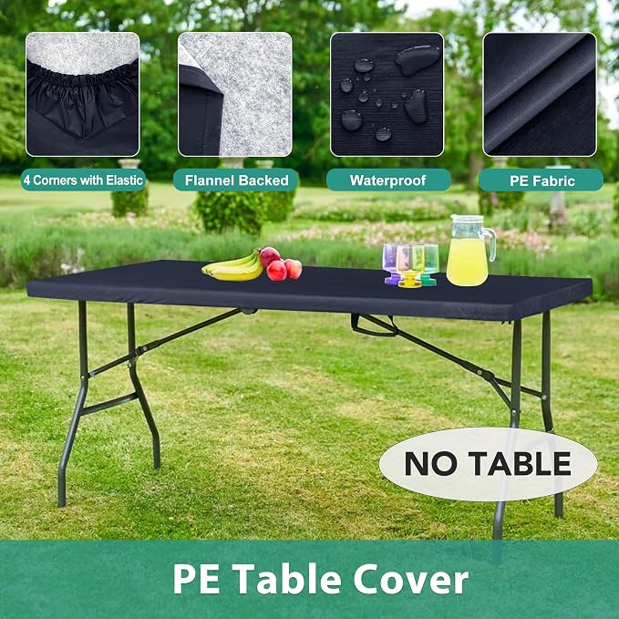 LUSHVIDA 6 Packs Vinyl Tablecloths - Image 8