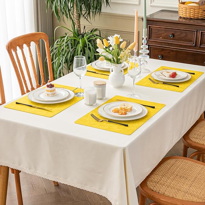 Romanstile Vinyl Placemats Set of 4-12 X 17 Inch - Image 7