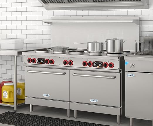 KoolMore 60 in. Commercial Electric Range - 208V 3-Phase - Image 4