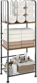 Towel Rack Free Standing 3-Tier M-Shaped Detachable Dividers, Durable Metal by Jautokerdar