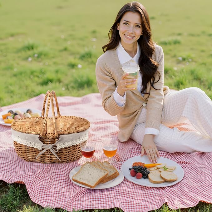 GRANNY SAYS Wicker Picnic Basket - Image 5