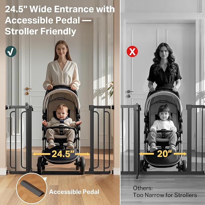 Cumbor 36.6-64" Extra Wide Baby Gate - Image 5