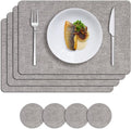 MOSAYT Placemats Set of 4, Heat Resistant Vinyl Place Mats by MOSAYT