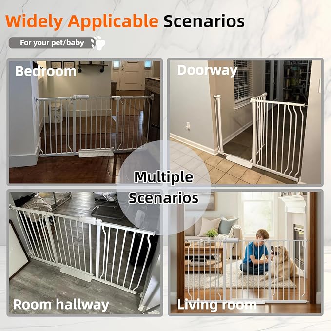 TSAYAWA Narrow Baby gate Baby Safety Gate 24.02-29Inch Auto Close Child Gates - Image 7