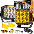 Auxbeam V-MAX Series LED Pod Lights, 7 Inch Offroad Driving Cube Lights by Auxbeam