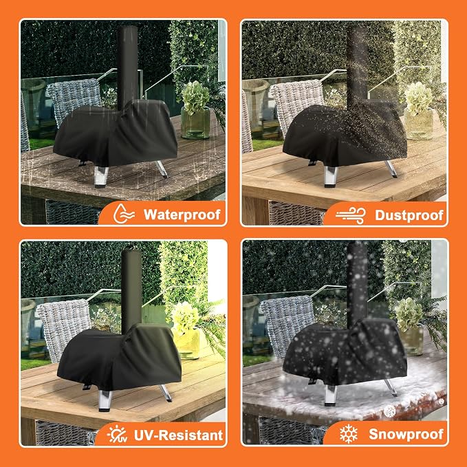 Pizza Oven Cover for Ooni Karu 16 and Karu 2 Pro Pizza Oven, Waterproof 600D - Image 5