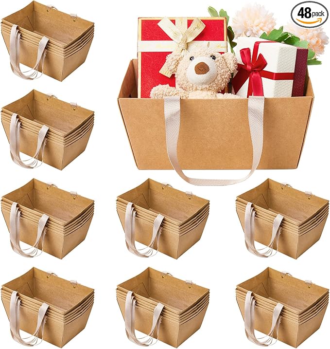 Pinkunn 48 Pcs Basket for Gifts Empty DIY Bulk Party Gift Basket Kit by Pinkunn