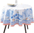 Maison d'Hermine Table Cloth Round Table 100% Cotton Tablecloth by MaisondHermine