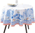 Maison d'Hermine Table Cloth Round Table 100% Cotton Tablecloth by MaisondHermine