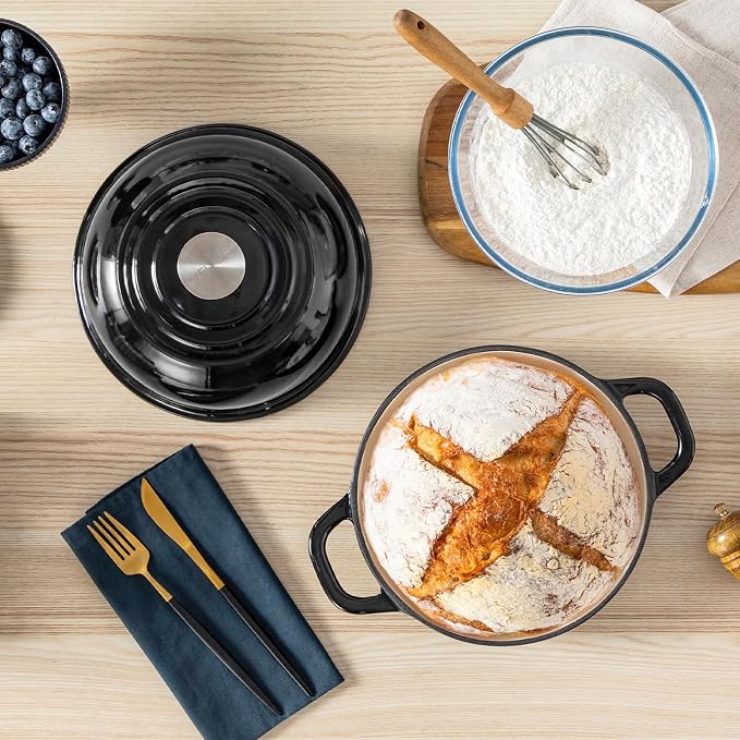 Velaze Enameled Cast Iron Dutch Oven - Image 8