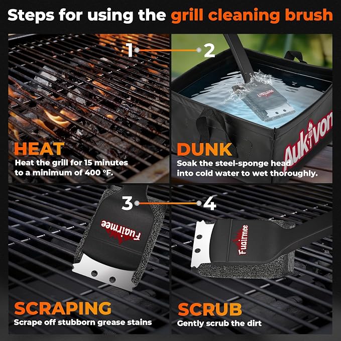 2PCS Bristle Free Grill Brush - Image 6