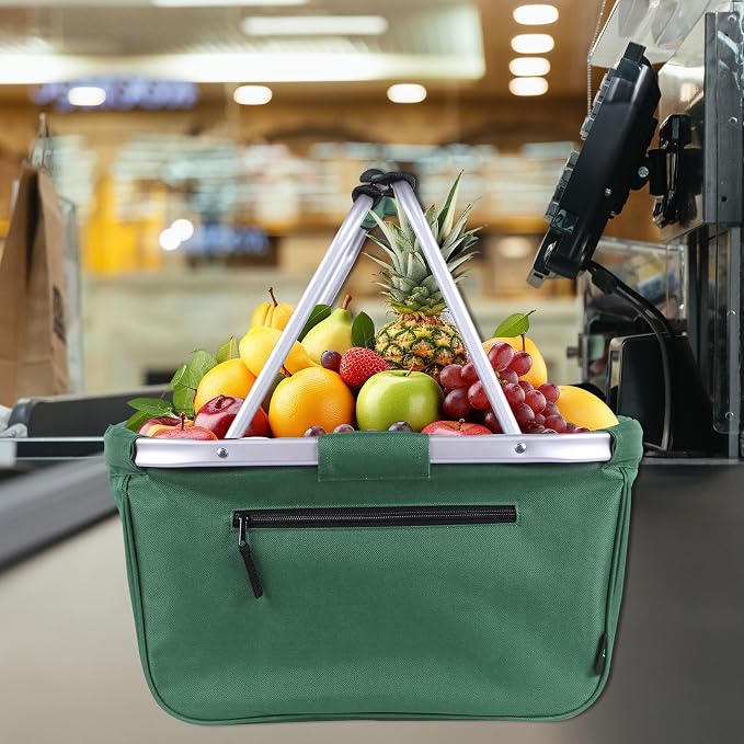 Picnic Basket, SIYUAN 24L Collapsible Market Basket - Image 6