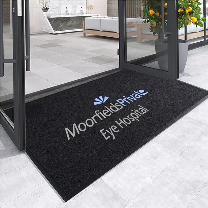 Custom Rugs with Logo Doormat Runner Personalized Commercial Area Carpet with by TOMCUSTOM