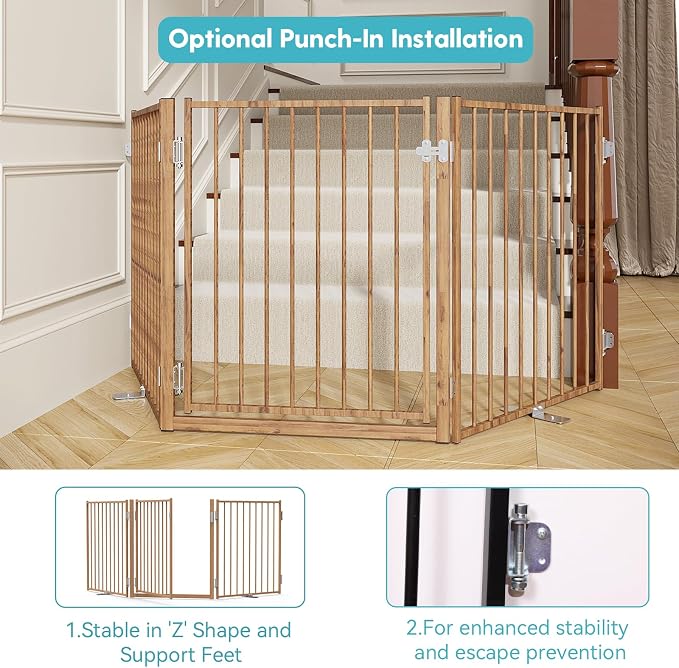No Pawblems Free Standing Dog Gate - Image 4