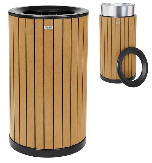 Alpine 32 Gallon Commercial Outdoor Trash Can by AlpineIndustries