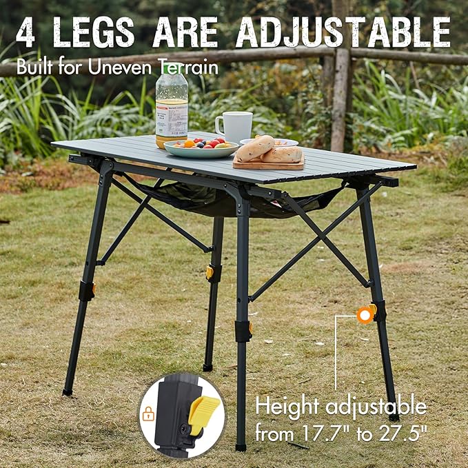 PORTAL Outdoor Folding Portable Picnic Camping Table - Image 3