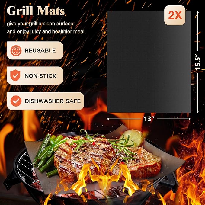 Barbecue Tool Set, 26-Piece Stainless Steel with Aluminum Storage Case