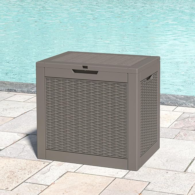 NUNU LAB 35 Gallon Outdoor Storage Box Waterproof, Indoor Outside Deck Boxes - Image 7