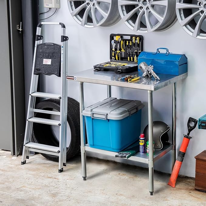 DuraSteel 24x48 Stainless Steel Work Table - Image 2