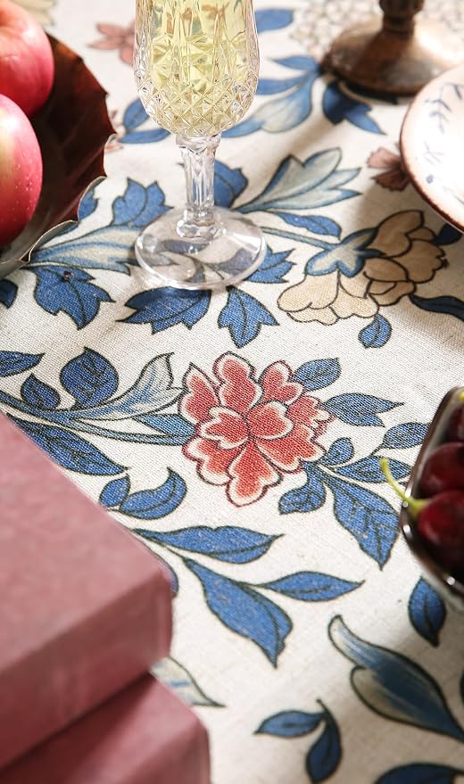 patdrea Designer Blue Tablecloth - Image 6