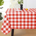 MOSAYT Rectangle Vinyl Tablecloth, 100% Waterproof Buffalo Gingham Plastic by MOSAYT
