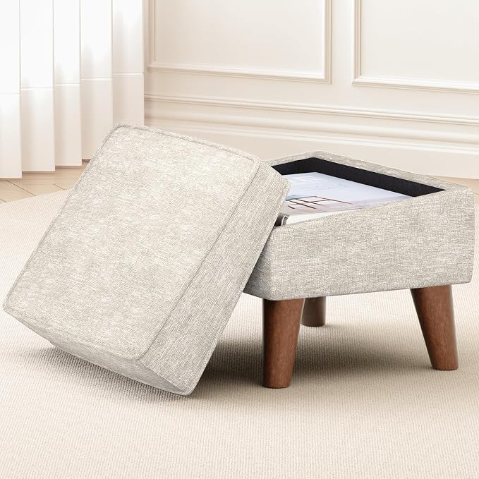 Ottoman Foot Rest, Small Footstool Ottoman by FAGAGA