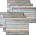 Colorful Placemats Set of 6, Non-Slip Heat-Insulation Table Placemats Easy to by PandaPalm