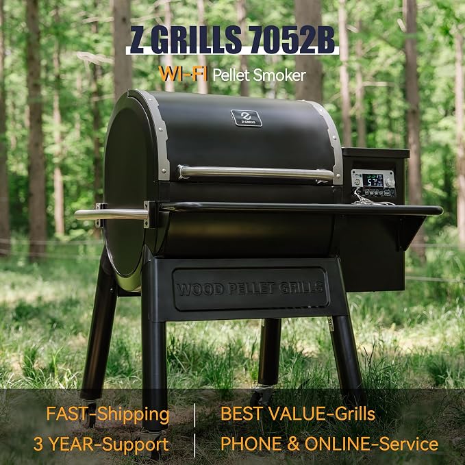 Z GRILLS 7052B Wood Pellet Grill and Smoker - Image 6